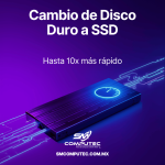 Servicio de cambio de disco duro a SSD en Mérida - SMCOMPUTEC