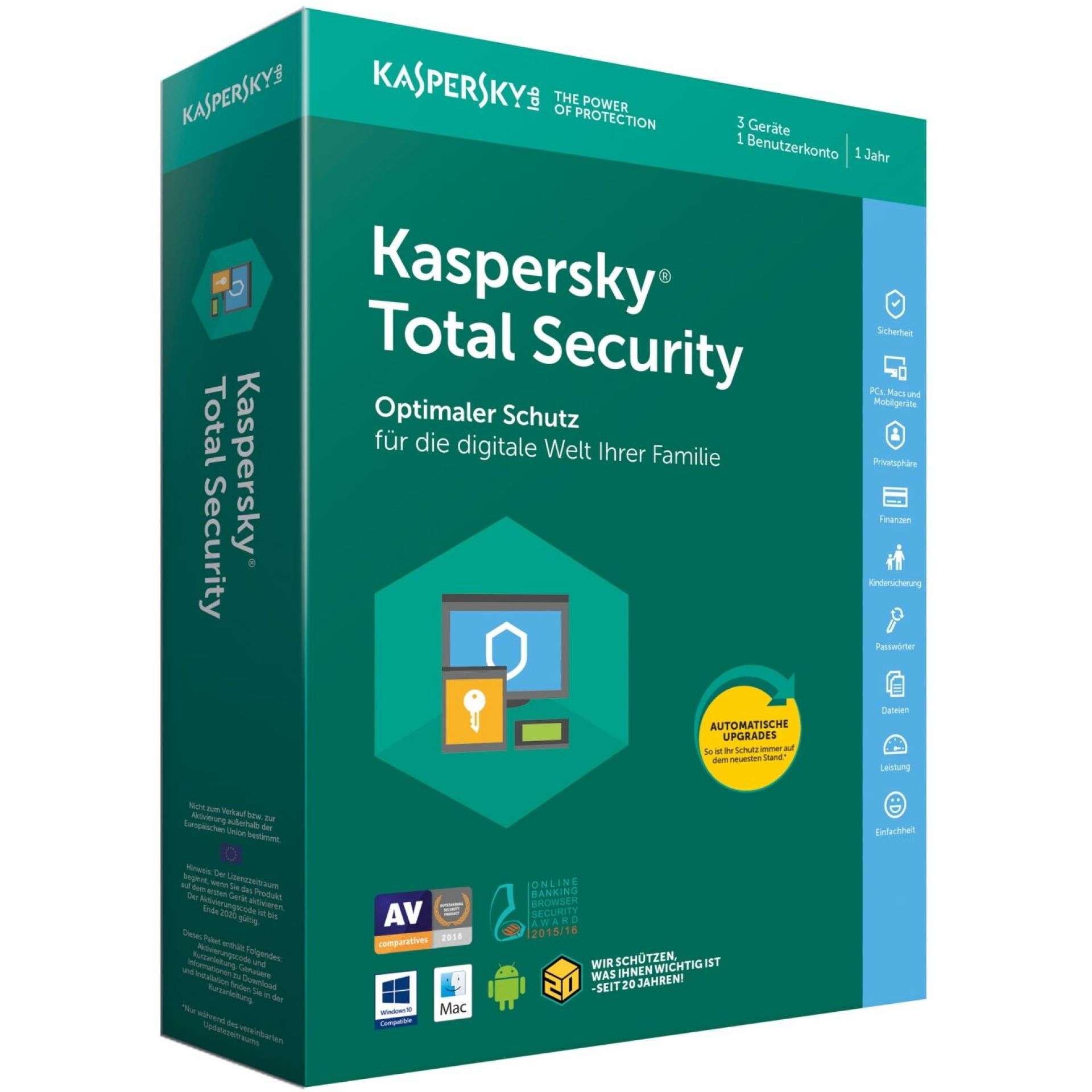 kaspersky total security smcomputec Kaspersky Total Security 1 Pc Anual - Imagen 1